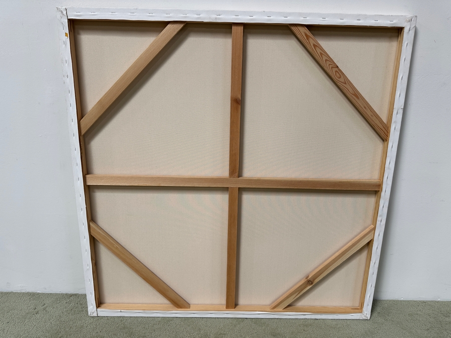 Gerrit Greve (1948-2024, Cardiff by the Sea, CA) Original Acrylic Painting On Canvas Signed Bottom Left 48” X 48” Estimate $2,300 - $2,900 [Photo 6]