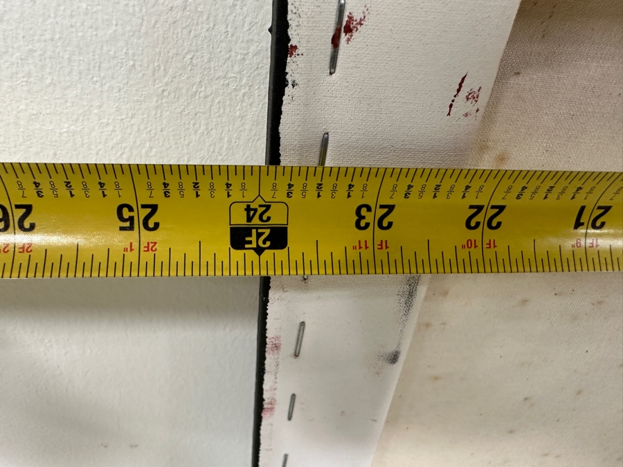 Gerrit Greve (1948-2024, Cardiff by the Sea, CA) Original Acrylic Sand Mixed Media Painting On Canvas Titled “Water Poem” Signed Verso Dated 2006 22” X 36” Estimate $800-$1,000 [Photo 8]