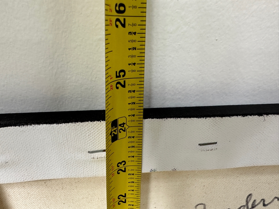 Gerrit Greve (1948-2024, Cardiff by the Sea, CA) Original Acrylic Painting On Canvas Titled “Wonderment 22” Signed Verso Dated 2017 36” X 24” Estimate $900-$1,100 [Photo 7]