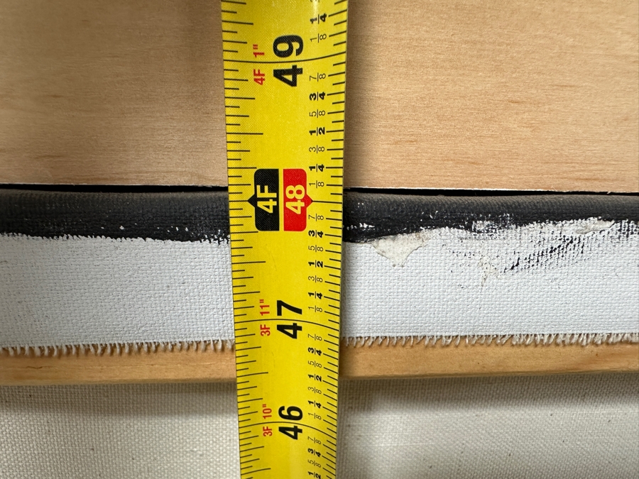 Gerrit Greve (1948-2024, Cardiff by the Sea, CA) Original Acrylic Painting On Canvas Titled “Elegy #3: Inner Light” Matching Frame with Carbon Transfers Signed Verso Dated 1993/1998 40” X 48” Framed: 46.5” x 54.5” Estimate $1,900 - $2,400 Retails $6,000 [Photo 18]