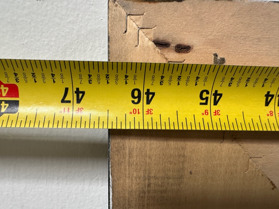 Gerrit Greve (1948-2024, Cardiff by the Sea, CA) Original Acrylic Painting On Canvas Titled “Elegy #3: Inner Light” Matching Frame with Carbon Transfers Signed Verso Dated 1993/1998 40” X 48” Framed: 46.5” x 54.5” Estimate $1,900 - $2,400 Retails $6,000 [Photo 19]