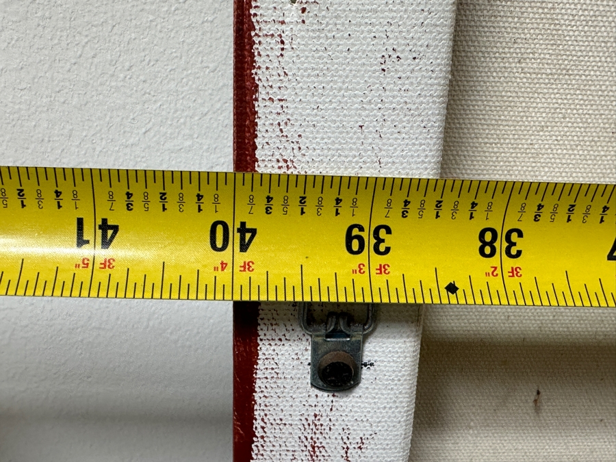 Gerrit Greve (1948-2024, Cardiff by the Sea, CA) Original Acrylic Icon Painting On Canvas Titled “Deisis 4” Signed Verso Dated 2012 40” X 60” Estimate $2,400 - $3,000 [Photo 13]