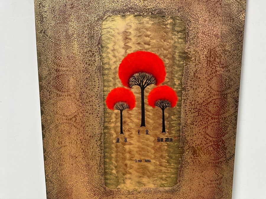 Gerrit Greve (1948-2024, Cardiff by the Sea, CA) Original Acrylic Icon Painting On Canvas Titled “Deisis 4” Signed Verso Dated 2012 40” X 60” Estimate $2,400 - $3,000 [Photo 2]