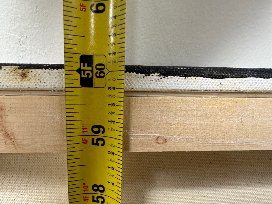 Gerrit Greve (1948-2024, Cardiff by the Sea, CA) Original Acrylic Spirit Boat Painting On Canvas Titled 'Voyage 87” Signed Verso Dated 2012 36” X 60” Estimate $2,200 - $2,700 [Photo 12]