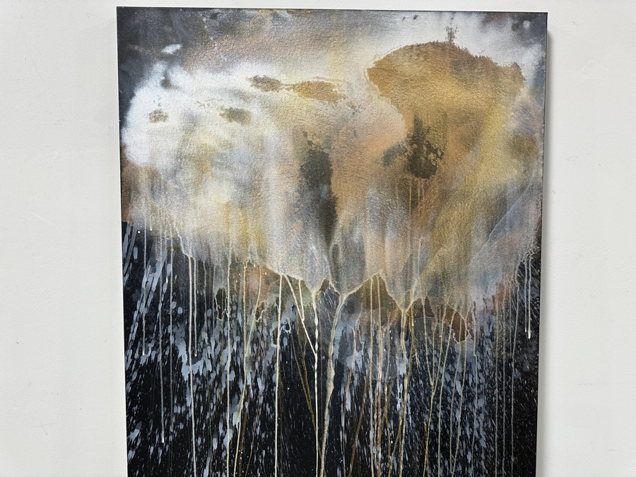 Gerrit Greve (1948-2024, Cardiff by the Sea, CA) Original Acrylic Spirit Boat Painting On Canvas Titled 'Voyage 87” Signed Verso Dated 2012 36” X 60” Estimate $2,200 - $2,700 [Photo 2]