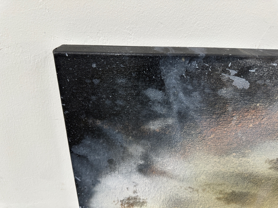 Gerrit Greve (1948-2024, Cardiff by the Sea, CA) Original Acrylic Spirit Boat Painting On Canvas Titled 'Voyage 87” Signed Verso Dated 2012 36” X 60” Estimate $2,200 - $2,700 [Photo 6]