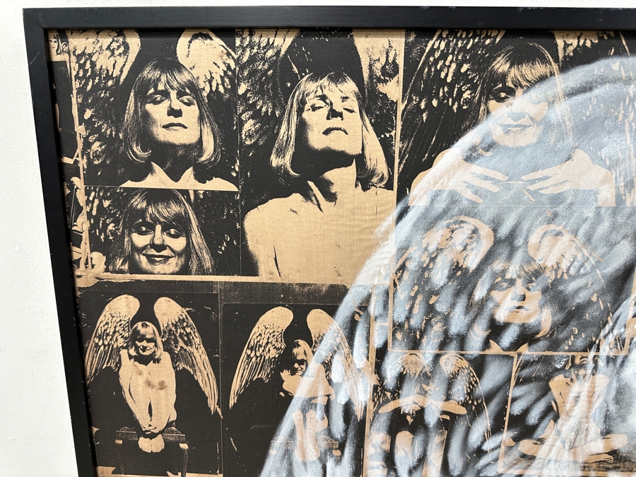 Gerrit Greve (1948-2024, Cardiff by the Sea, CA) Original Acrylic Painting with Carbon Transfers On Canvas Titled “Passage 6” Signed Verso Dated 1996 48” x 48” Estimate $2,300 - $2,900 [Photo 5]