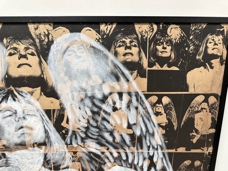 Gerrit Greve (1948-2024, Cardiff by the Sea, CA) Original Acrylic Painting with Carbon Transfers On Canvas Titled “Passage 6” Signed Verso Dated 1996 48” x 48” Estimate $2,300 - $2,900 [Photo 6]