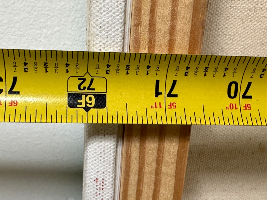 Gerrit Greve (1948-2024, Cardiff by the Sea, CA) Original Acrylic Painting On Canvas Titled “Winter Surf” Signed Verso Dated 2019 72” X 48” Estimate $3,500 - $4,300 [Photo 9]