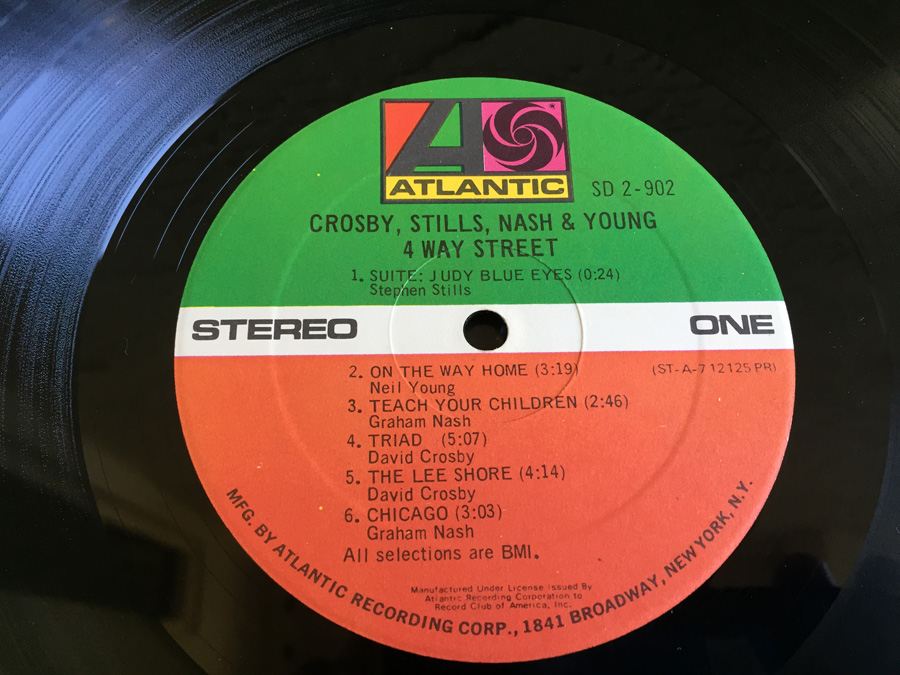 Crosby, Stills, Nash & Young ‎- 4 Way Street - Atlantic ‎- SD 2-902 [Photo 5]