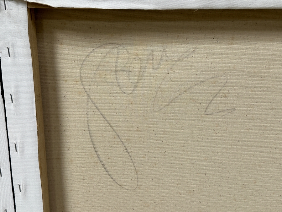 Gerrit Greve (1948-2024, Cardiff by the Sea, CA) Original Acrylic Diptych Painting On Canvas Untitled Signed Verso 72” X 48” Estimate $3,500 - $4,300 [Photo 9]