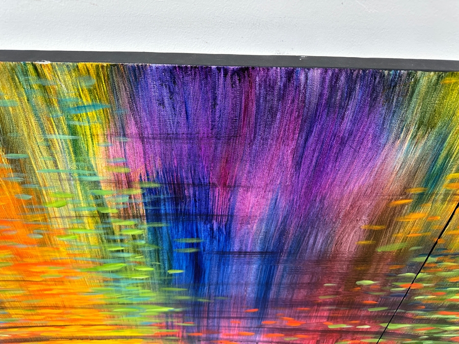 Gerrit Greve (1948-2024, Cardiff by the Sea, CA) Original Acrylic Diptych Painting On Canvas Untitled Signed Verso 72” X 48” Estimate $3,500 - $4,300 [Photo 6]