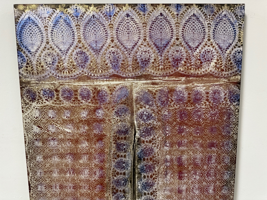 Gerrit Greve (1948-2024, Cardiff by the Sea, CA) Original Acrylic Painting On Canvas Titled “#313” Signed Verso 36” X 72” Estimate $2,600 - $3,200 [Photo 2]