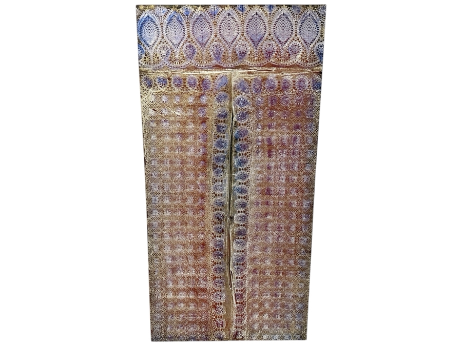 Gerrit Greve (1948-2024, Cardiff by the Sea, CA) Original Acrylic Painting On Canvas Titled “#313” Signed Verso 36” X 72” Estimate $2,600 - $3,200