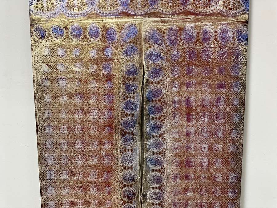 Gerrit Greve (1948-2024, Cardiff by the Sea, CA) Original Acrylic Painting On Canvas Titled “#313” Signed Verso 36” X 72” Estimate $2,600 - $3,200 [Photo 3]