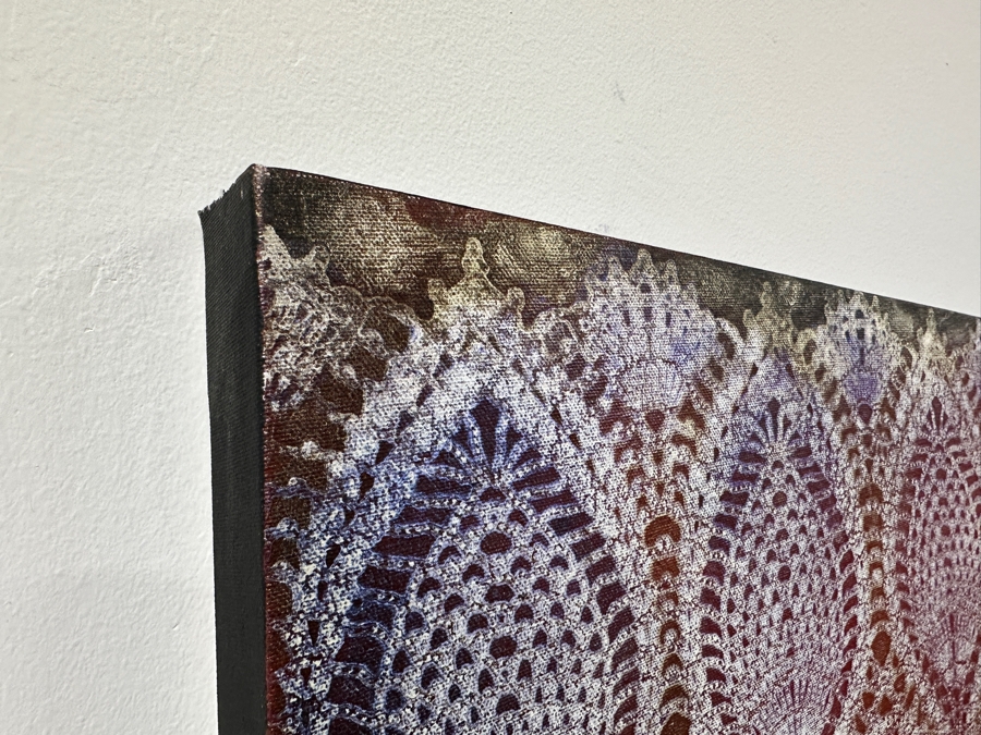 Gerrit Greve (1948-2024, Cardiff by the Sea, CA) Original Acrylic Painting On Canvas Titled “#313” Signed Verso 36” X 72” Estimate $2,600 - $3,200 [Photo 5]