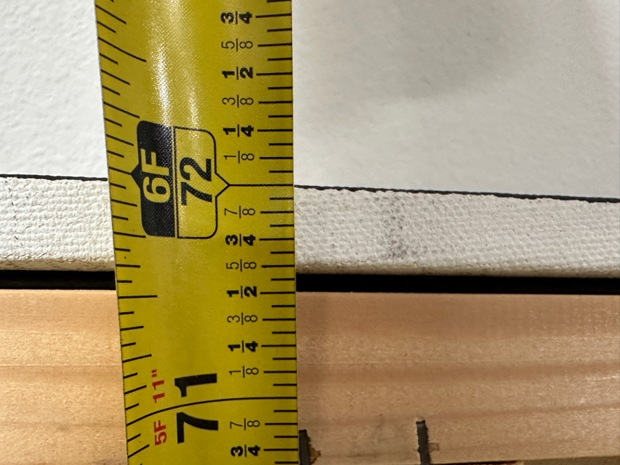 Gerrit Greve (1948-2024, Cardiff by the Sea, CA) Original Acrylic Painting On Canvas Titled “#313” Signed Verso 36” X 72” Estimate $2,600 - $3,200 [Photo 9]