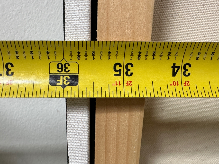 Gerrit Greve (1948-2024, Cardiff by the Sea, CA) Original Acrylic Painting On Canvas Titled “#313” Signed Verso 36” X 72” Estimate $2,600 - $3,200 [Photo 8]