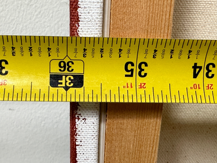 Gerrit Greve (1948-2024, Cardiff by the Sea, CA) Original Acrylic Painting On Canvas of Tree Untitled Signed Verso 36” X 72” Estimate $2,600 - $3,200 [Photo 9]