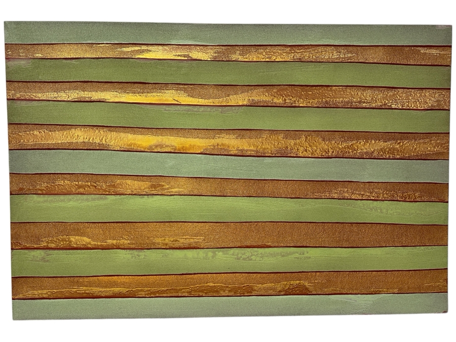 Gerrit Greve (1948-2024, Cardiff by the Sea, CA) Original Acrylic Painting On Canvas Untitled Signed Verso Dated 2012 60” X 40” Estimate $2,400 - $3,000