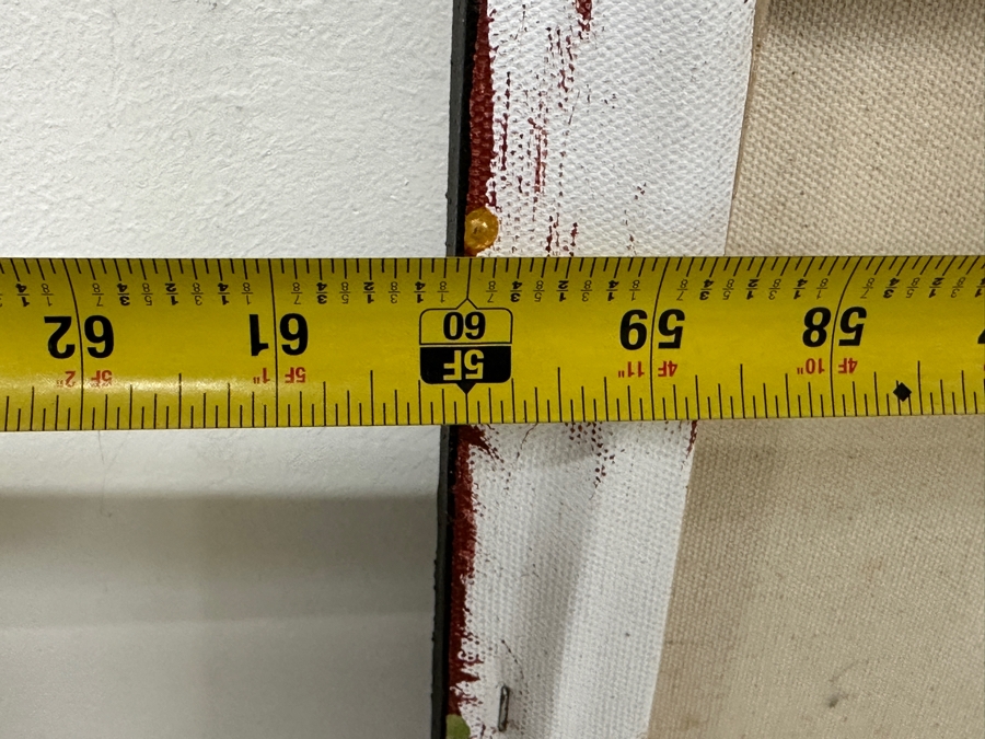 Gerrit Greve (1948-2024, Cardiff by the Sea, CA) Original Acrylic Painting On Canvas Untitled Signed Verso Dated 2012 60” X 40” Estimate $2,400 - $3,000 [Photo 6]