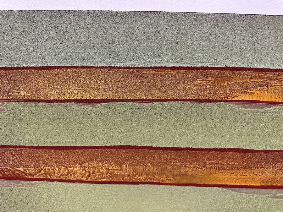 Gerrit Greve (1948-2024, Cardiff by the Sea, CA) Original Acrylic Painting On Canvas Untitled Signed Verso Dated 2012 60” X 40” Estimate $2,400 - $3,000 [Photo 2]