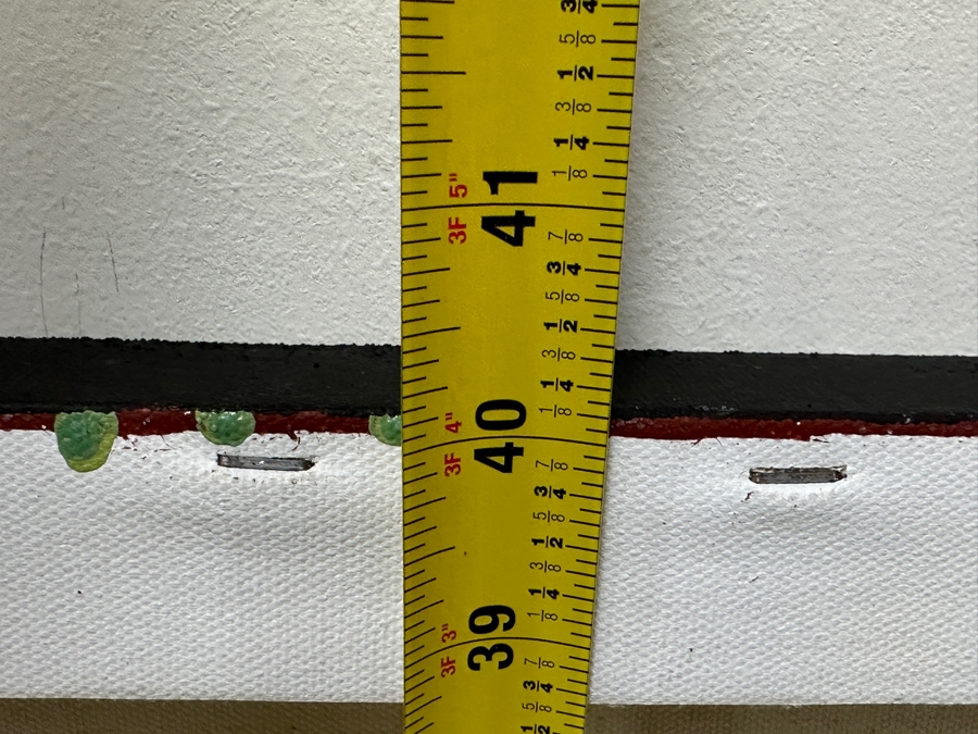 Gerrit Greve (1948-2024, Cardiff by the Sea, CA) Original Acrylic Painting On Canvas Untitled Signed Verso Dated 2012 60” X 40” Estimate $2,400 - $3,000 [Photo 7]