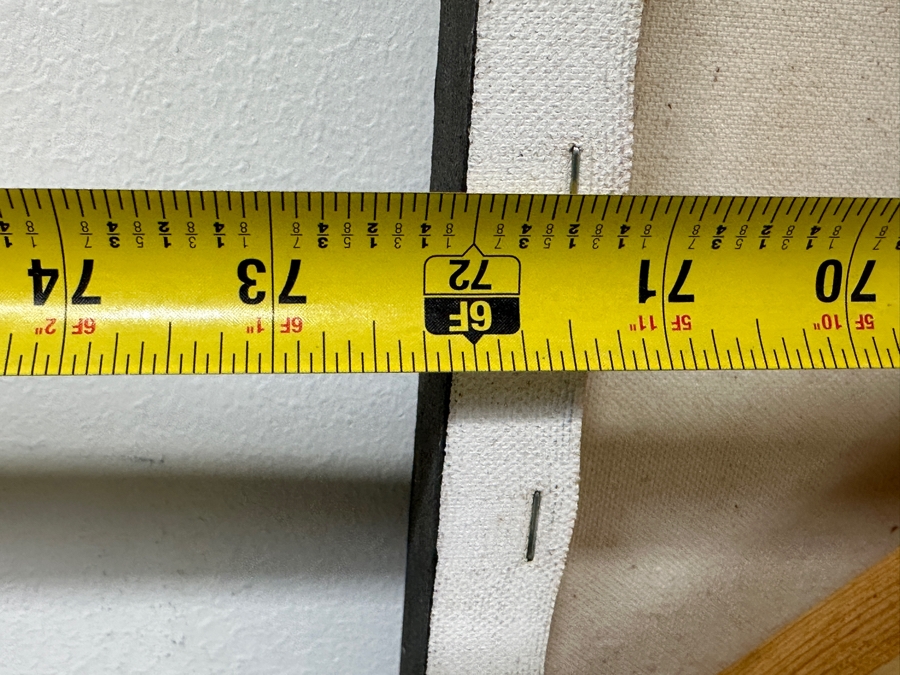 Gerrit Greve (1948-2024, Cardiff by the Sea, CA) Original Acrylic Diptych Painting On Canvas Titled “Ripples in D” Signed Verso Dated 2013 72” X 48” Estimate $3,500 - $4,300 [Photo 9]