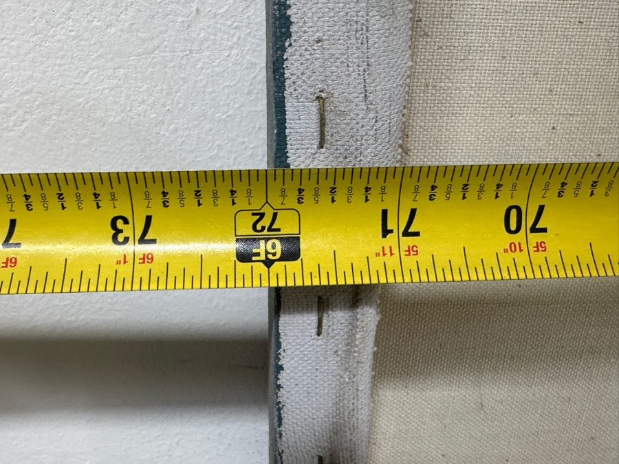 Gerrit Greve (1948-2024, Cardiff by the Sea, CA) Original Acrylic Painting On Canvas Titled “By the Bridge” Signed Bottom Right and Verso 72” X 48” Estimate $3,500 - $4,300 [Photo 11]