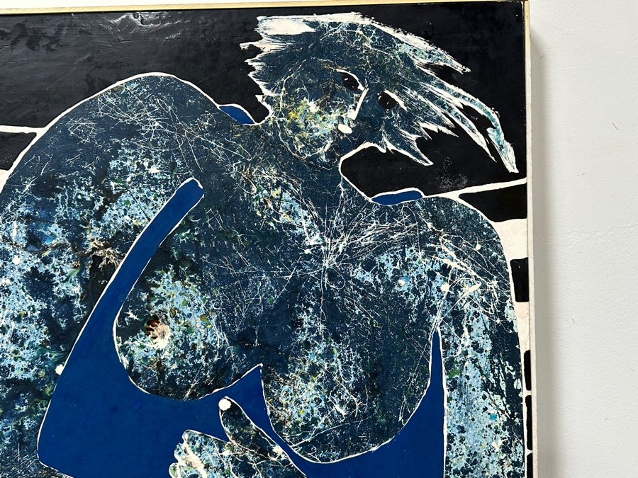 Gerrit Greve (1948-2024, Cardiff by the Sea, CA) Original Acrylic Painting On Board Titled “Madacascar Madam” Signed Bottom Right 28” X 50” Estimate $1,400 - $1,750 [Photo 2]