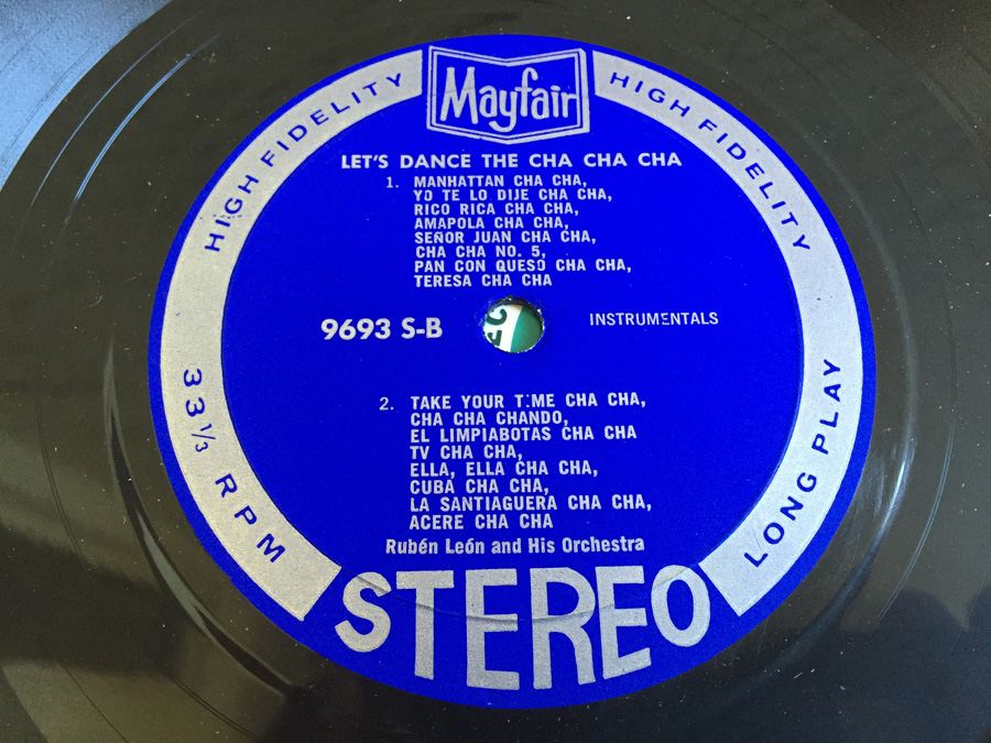 Ruben Leon And His Orchestra ‎- Let's Dance The Cha-Cha-Cha - Tops Records ‎- L1693 [Photo 6]