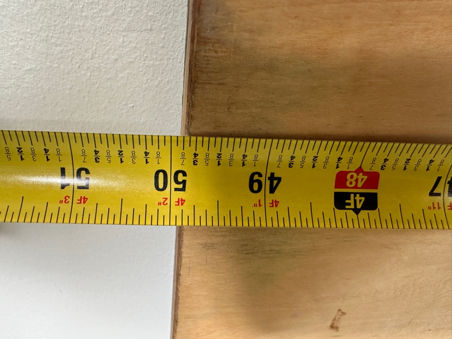 Gerrit Greve (1948-2024, Cardiff by the Sea, CA) Original Acrylic Painting On Board Titled “Christmas Calligraphy” Signed Upper Right 50” X 30” Estimate $1,500 - $1,900 [Photo 10]