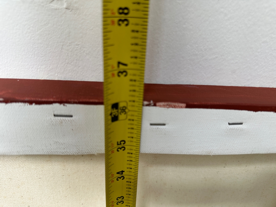 Gerrit Greve (1948-2024, Cardiff by the Sea, CA) Original Acrylic Painting On Canvas Titled “Voyage!!” Signed Verso Dated 2008 48” X 36” Estimate $1,700 - $2,200 [Photo 8]