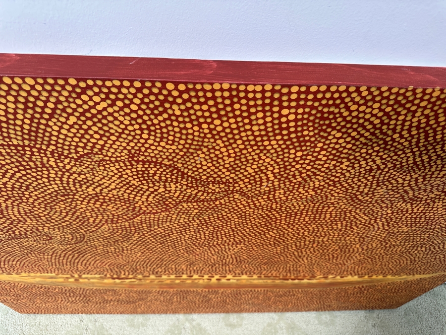 Gerrit Greve (1948-2024, Cardiff by the Sea, CA) Original Acrylic Painting On Canvas Titled “Voyage!!” Signed Verso Dated 2008 48” X 36” Estimate $1,700 - $2,200 [Photo 4]