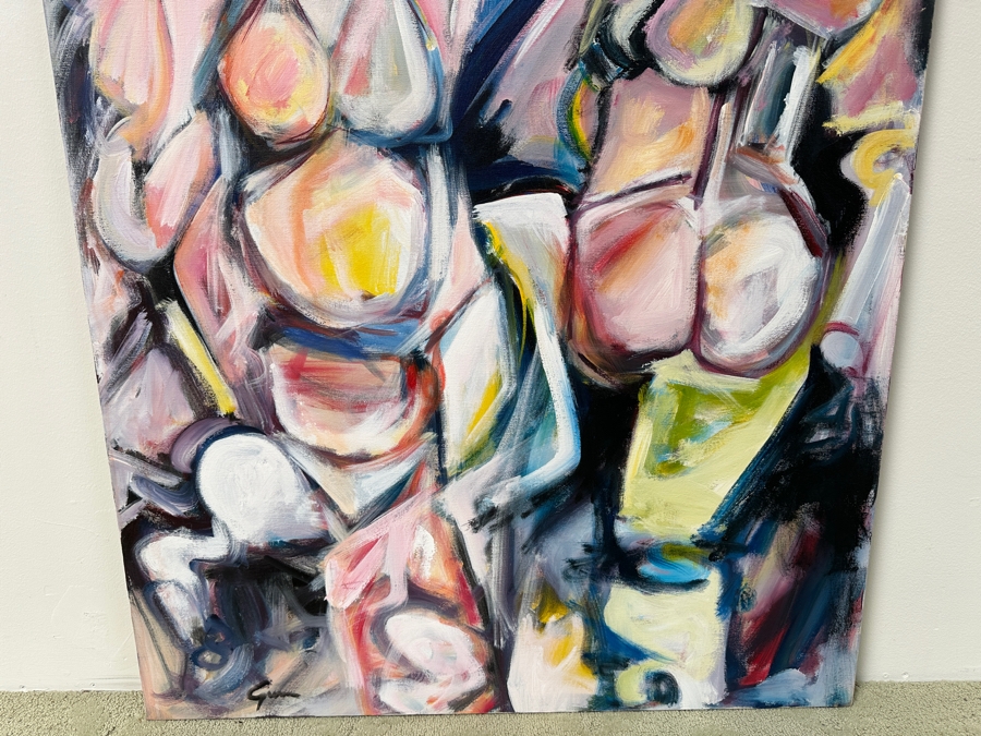 Gerrit Greve (1948-2024, Cardiff by the Sea, CA) Original Acrylic Painting On Canvas Untitled Unsigned 36” X 48” Estimate $1,700 - $2,200 [Photo 5]