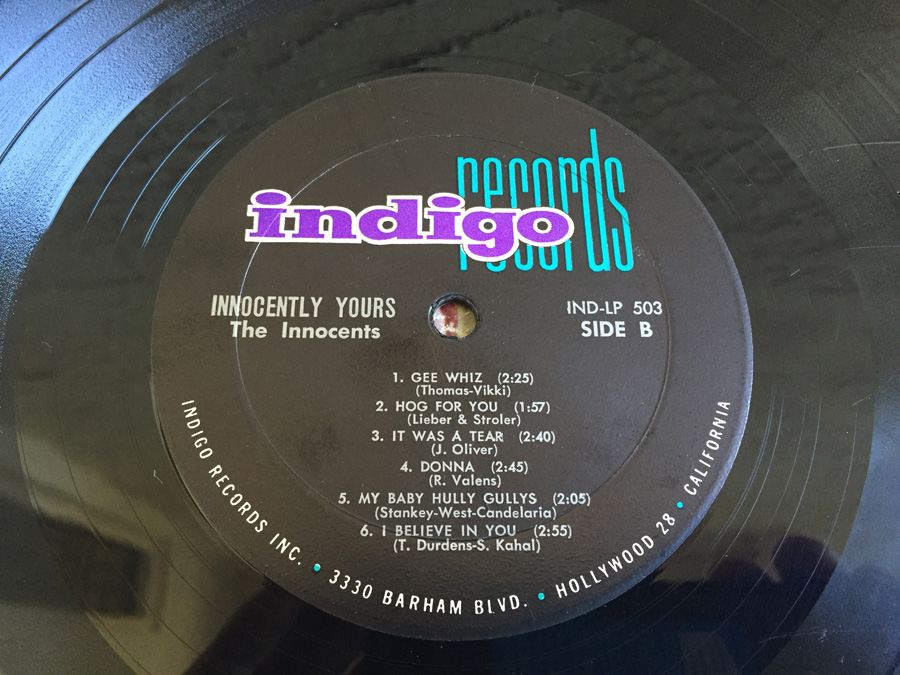 Innocents, The - Innocently Yours - Indigo Records - IND-LP 503 [Photo 6]
