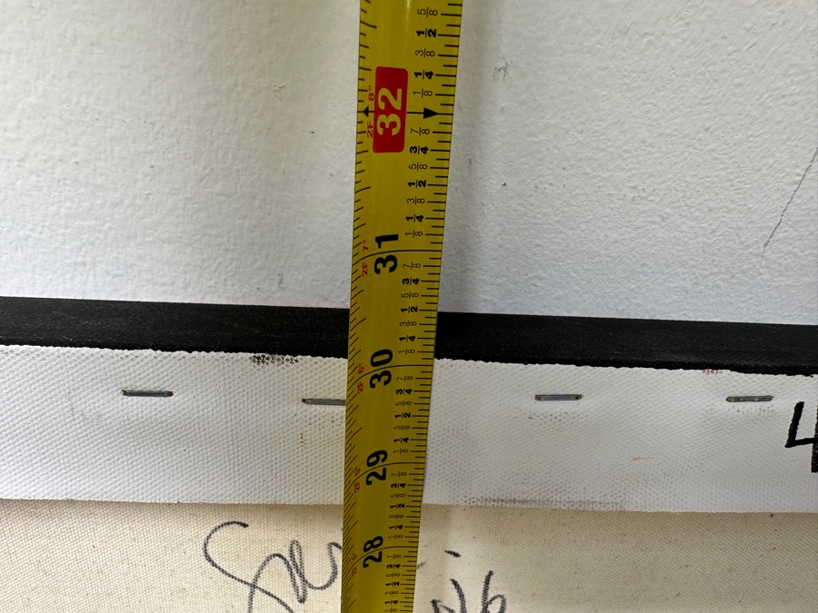 Gerrit Greve (1948-2024, Cardiff by the Sea, CA) Original Acrylic Painting On Canvas Titled “Oceans 09” Signed Verso Dated 2016 40” X 30” Estimate $1,200 - $1,500 [Photo 9]