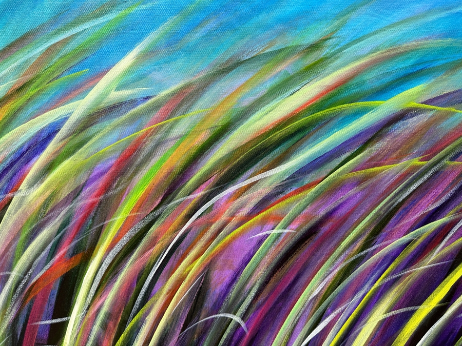 Gerrit Greve (1948-2024, Cardiff by the Sea, CA) Original Acrylic Painting On Canvas Untitled Signed Bottom Right 40” X 30” Estimate $1,200 - $1,500 [Photo 2]