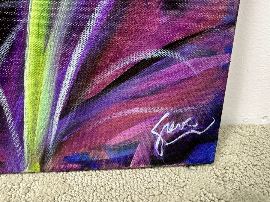 Gerrit Greve (1948-2024, Cardiff by the Sea, CA) Original Acrylic Painting On Canvas Untitled Signed Bottom Right 40” X 30” Estimate $1,200 - $1,500 [Photo 3]