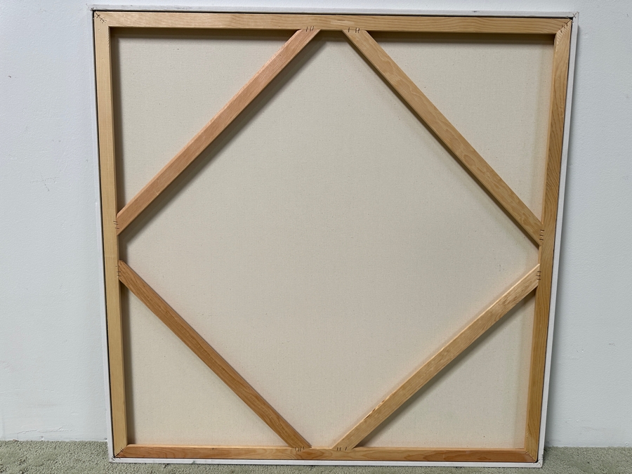 Gerrit Greve (1948-2024, Cardiff by the Sea, CA) Original Acrylic Painting On Canvas Untitled Statue of Liberty Unsigned 36” x 36” Estimate $1,300 - $1,600 [Photo 5]