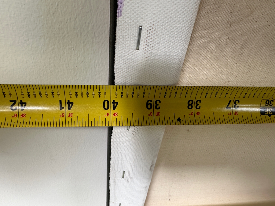 Gerrit Greve (1948-2024, Cardiff by the Sea, CA) Original Acrylic Painting On Canvas Titled “Flowers” Signed Verso Dated 2019 40” X 30” Estimate $1,200 - $1,500 [Photo 8]