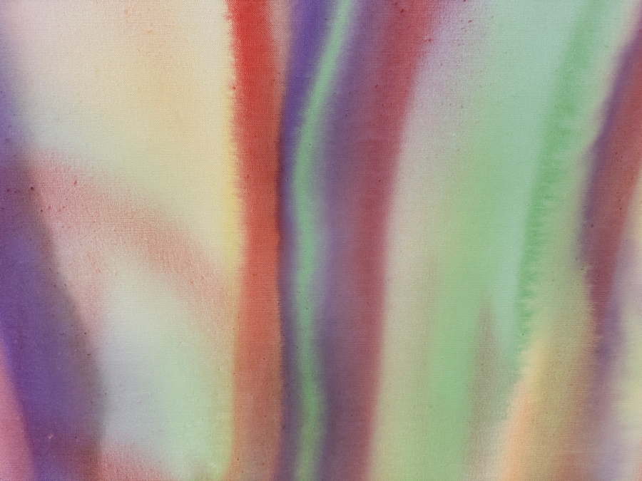 Gerrit Greve (1948-2024, Cardiff by the Sea, CA) Original Acrylic Painting On Canvas Titled “Flowers” Signed Verso Dated 2019 40” X 30” Estimate $1,200 - $1,500 [Photo 2]