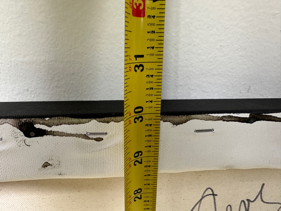 Gerrit Greve (1948-2024, Cardiff by the Sea, CA) Original Acrylic Painting On Canvas Titled “Flowers” Signed Verso Dated 2020 40” X 30” Estimate $1,200 - $1,500 [Photo 10]