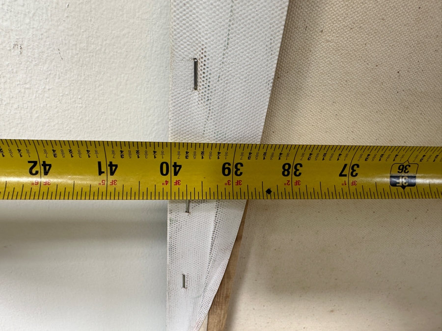 Gerrit Greve (1948-2024, Cardiff by the Sea, CA) Original Acrylic Painting On Canvas Titled “January Ocean 5” Signed Verso Dated 2015 40” X 30” Estimate $1,200 - $1,500 [Photo 8]