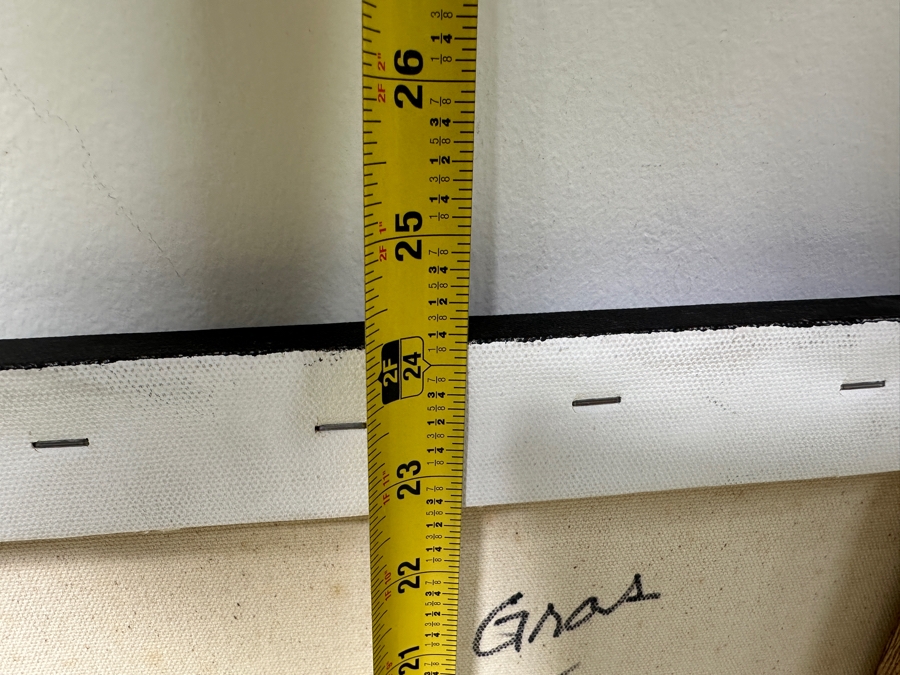 Gerrit Greve (1948-2024, Cardiff by the Sea, CA) Original Acrylic Painting On Canvas Titled “Mardi Gras Heart” Signed Verso Dated 2011 36” X 24” Estimate $900 - $1,100 [Photo 9]