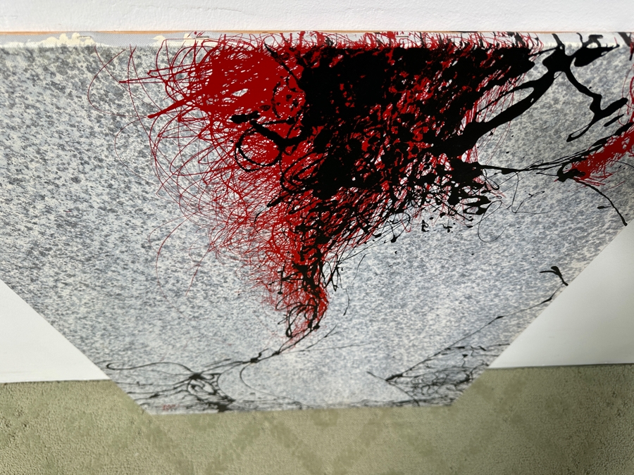 Gerrit Greve (1948-2024, Cardiff by the Sea, CA) Original Acrylic Painting On Canvas Titled “In Sensuous Waters” Signed Bottom Left 30” X 40” Estimate $1,200 - $1,500 [Photo 7]