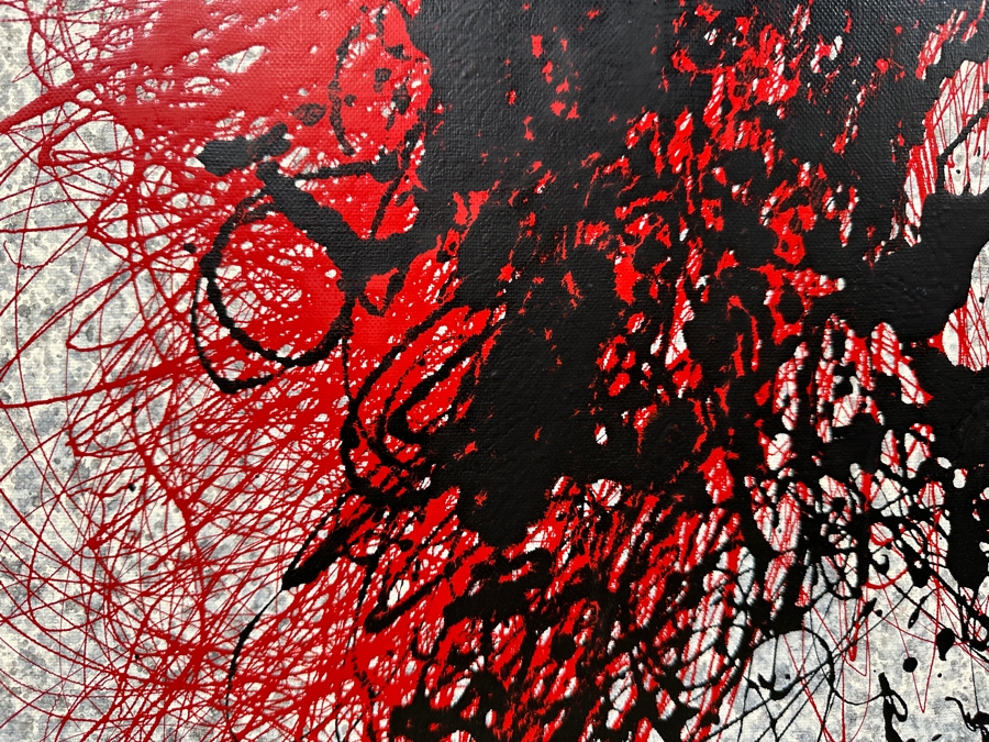 Gerrit Greve (1948-2024, Cardiff by the Sea, CA) Original Acrylic Painting On Canvas Titled “In Sensuous Waters” Signed Bottom Left 30” X 40” Estimate $1,200 - $1,500 [Photo 3]