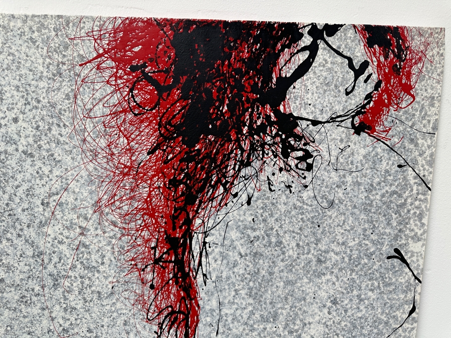 Gerrit Greve (1948-2024, Cardiff by the Sea, CA) Original Acrylic Painting On Canvas Titled “In Sensuous Waters” Signed Bottom Left 30” X 40” Estimate $1,200 - $1,500 [Photo 2]