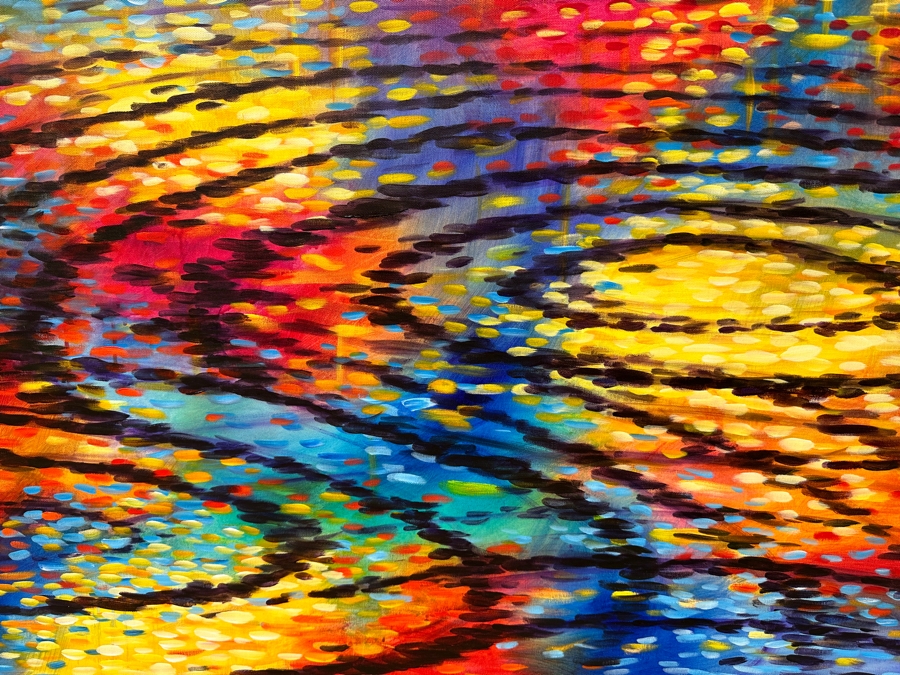 Gerrit Greve (1948-2024, Cardiff by the Sea, CA) Original Acrylic Painting On Canvas Titled “Child Play” Signed Verso Dated 2009 30” X 40” Estimate $1,200 - $1,500 [Photo 4]