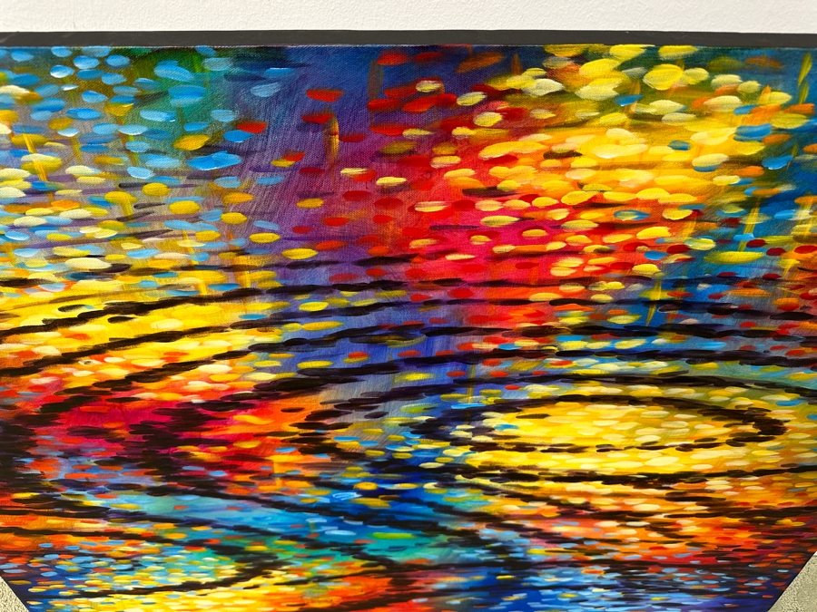 Gerrit Greve (1948-2024, Cardiff by the Sea, CA) Original Acrylic Painting On Canvas Titled “Child Play” Signed Verso Dated 2009 30” X 40” Estimate $1,200 - $1,500 [Photo 5]